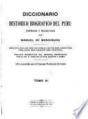 Diccionario histórico-biográfico del Perú