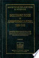 Diccionario indice de jurisprudencia penal 1989-1992. Tomo IX