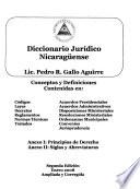 Diccionario jurídico nicaragüense