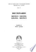 Diccionario mixteco-español, español-mixteco