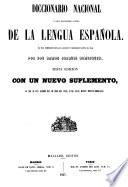 Diccionario nacional ó gran diccionario clásico de la lengua Española