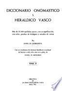 Diccionario onomástico y heráldico vasco: Without special title