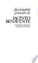 Diccionario privado de Jacinto Benavente
