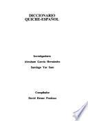 Diccionario quiché-español