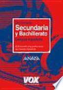 Diccionario secundaria y bachillerato