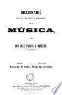 Diccionario técnico, histórico y biográfico de la música