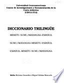Diccionario trilingüe