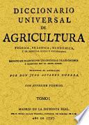 DICCIONARIO UNIVERSAL DE AGRICULTURA (16 TOMOS)