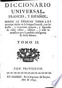 Diccionario universal, Frances, y Español, (etc.)