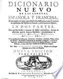 Dicionario Nuevo De Las Lenguas, Española Y Francesca