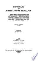 Dictionary of International Biography