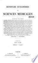 Dictionnaire encyclopédique des sciences médicales