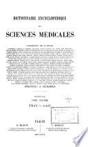 Dictionnaire encyclopédique des sciences médicales