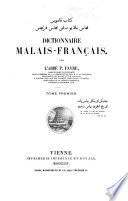 Dictionnaire malais-français