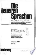 Die Neueren Sprachen