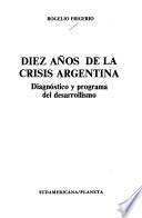 Diez años de la crisis argentina