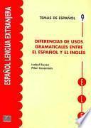 Diferencias de usos gramaticales entre español e inglés
