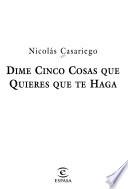 Dime cinco cosas que quieres que te haga