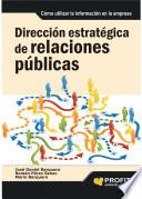 Dirección estratégica de relaciones públicas