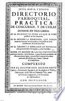 Directorio parroquial, practica de concursos y de curas