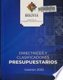 Directrices y clasificadores presupuestarios