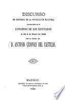 Discurso en defensa de la producción nacional