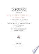 Discurso leído ante la Real Academia Sevillana de Buenas Letras en su recepción de académico el 6 de mayo de 1888