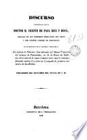 Discurso pronunciado por el doctor D. Vicente de Paul Rius y Roca, abogado de los Supremos Tribunales del Reino y del Ilustre Colegio de Barcelona en los estrados de la Audiencia Territorial, en defensa de Silvestre Gou, labrador del Manso Viñavella del término de Fontanillas, en 11 de enero de 1843, dia de la vista de la causa criminal sobre muerte violenta, formada contra él y otros en el juzgado de primera instancia de La-Bisbal