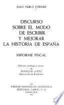 Discurso sobre el modo de escribir y mejorar la historia de España