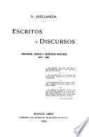 Discursos, cartas y articulos politicos, 1874-1883