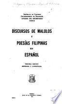 Discursos de Malolos y poesías filipinas en español