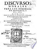 Discursos morales para los domingos de Aduiento, y del año