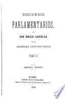 Discursos parlamentarios de Emilio Castelar en la Asamblea Constituyente
