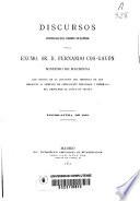 Discursos pronunciados en el Congreso y en el Senado por el Excmo. Sr. D. Fernando Cos-Gayón, Ministro de Hacienda