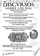 Discursos sobre los dos nouissimos, Gloria e Infierno