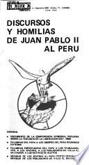 Discursos y homilias de Juan Pablo II al Perú