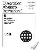 Dissertation Abstracts International