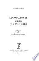 Divagaciones
