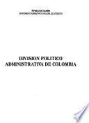 División político-administrativa de Colombia