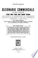 Dizionario commerciale in sei lingue (italiano--tedesco--francese--inglese--spagnuolo--portoghese)