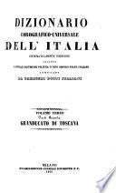 Dizionario corografico-universale dell'Italia
