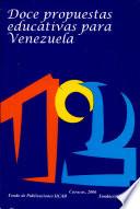 Doce propuestas educativas para Venezuela