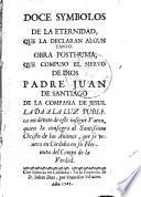 Doce symbolos de la eternidad, que la declaran algun tanto