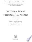Doctrina penal del tribunal supremo