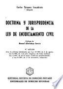 Doctrina y jurisprudencia de la Ley de enjuiciamiento civil