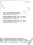 Documentación de la FAO.