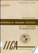 Documento De Trabajo Seminario Especial Sobre: Desarrollo Regional Integral