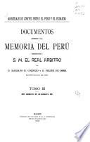 Documentos anexos á la Memoria del Perú