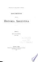 Documentos para la historia Argentina