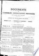 Documents de l'Assemblée consultative provisoire